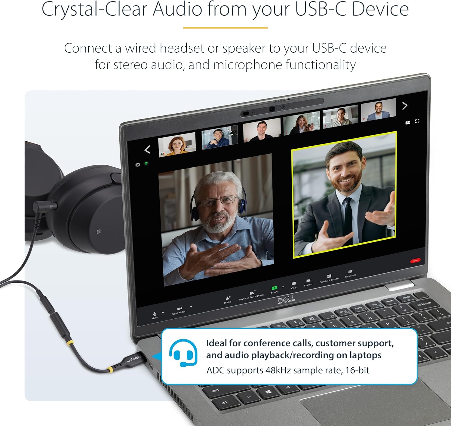 Vga Cable Startech Usbcaudio2 Black