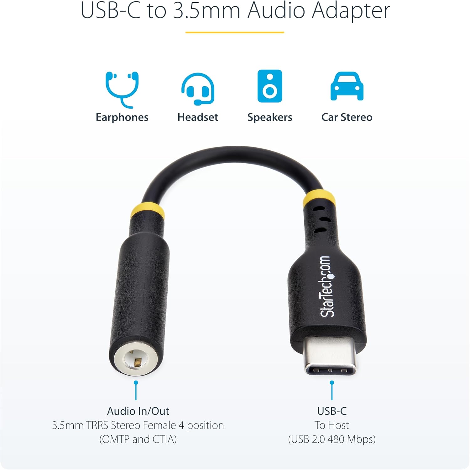 Vga Cable Startech Usbcaudio2 Black