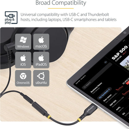 Vga Cable Startech Usbcaudio2 Black
