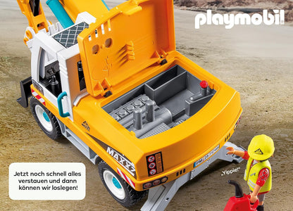 PLAYMOBIL | Action Heroes | Grote Graafmachine | Speelgoed voor kinderen | Graafmachine Set | Speelgoed voor kinderen vanaf 4 jaar | 71749