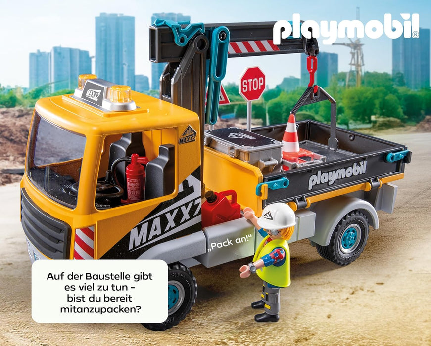 Playmobil - Construction Truck With Crane (71750)