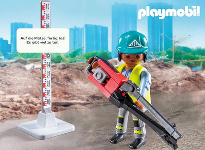 PLAYMOBIL | Action Heroes | Straatwerk | Speelgoed voor kinderen | Bouwset | Speelgoed voor kinderen vanaf 4 jaar | 71751