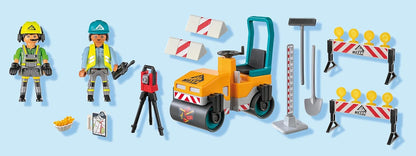 PLAYMOBIL | Action Heroes | Straatwerk | Speelgoed voor kinderen | Bouwset | Speelgoed voor kinderen vanaf 4 jaar | 71751