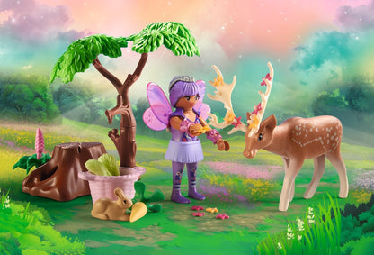 PLAYMOBIL | Fairies | Feeën met Schattige Bosdieren | Sprookjesspeelgoed | Speelgoed voor kinderen vanaf 4 jaar | 71800