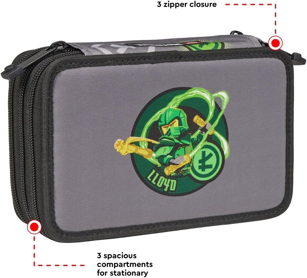 Lego Ninjago - 3 Layer Pencil Case - Elemental Master Of Energy (20291-2501)