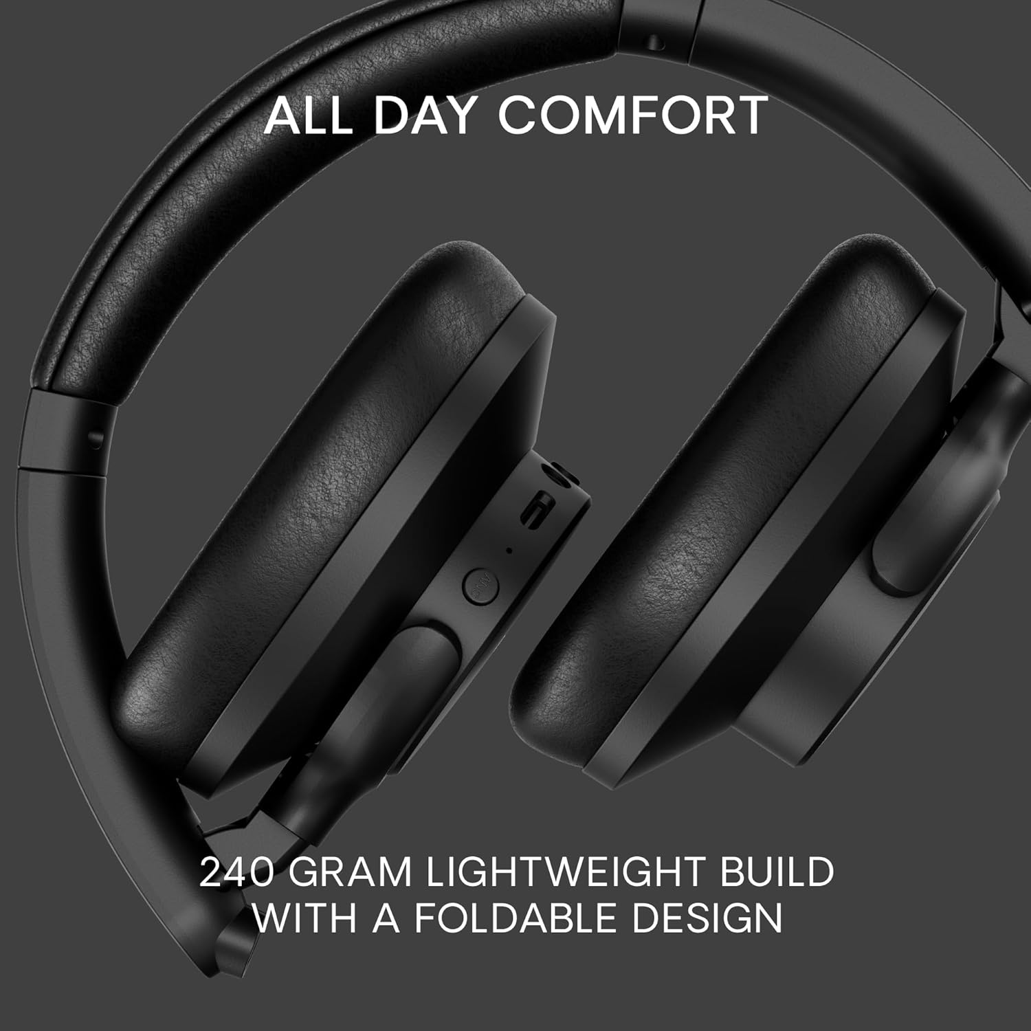 Urbanista Valencia Cuffie Bluetooth Over-Ear, Active Noise Cancelling, Cuffie Senza Fili Bluetooth, Tempo di riproduzione 50 ore, con modalità ANC, audio Hi-Res, bassi profondi, collegamento di 2