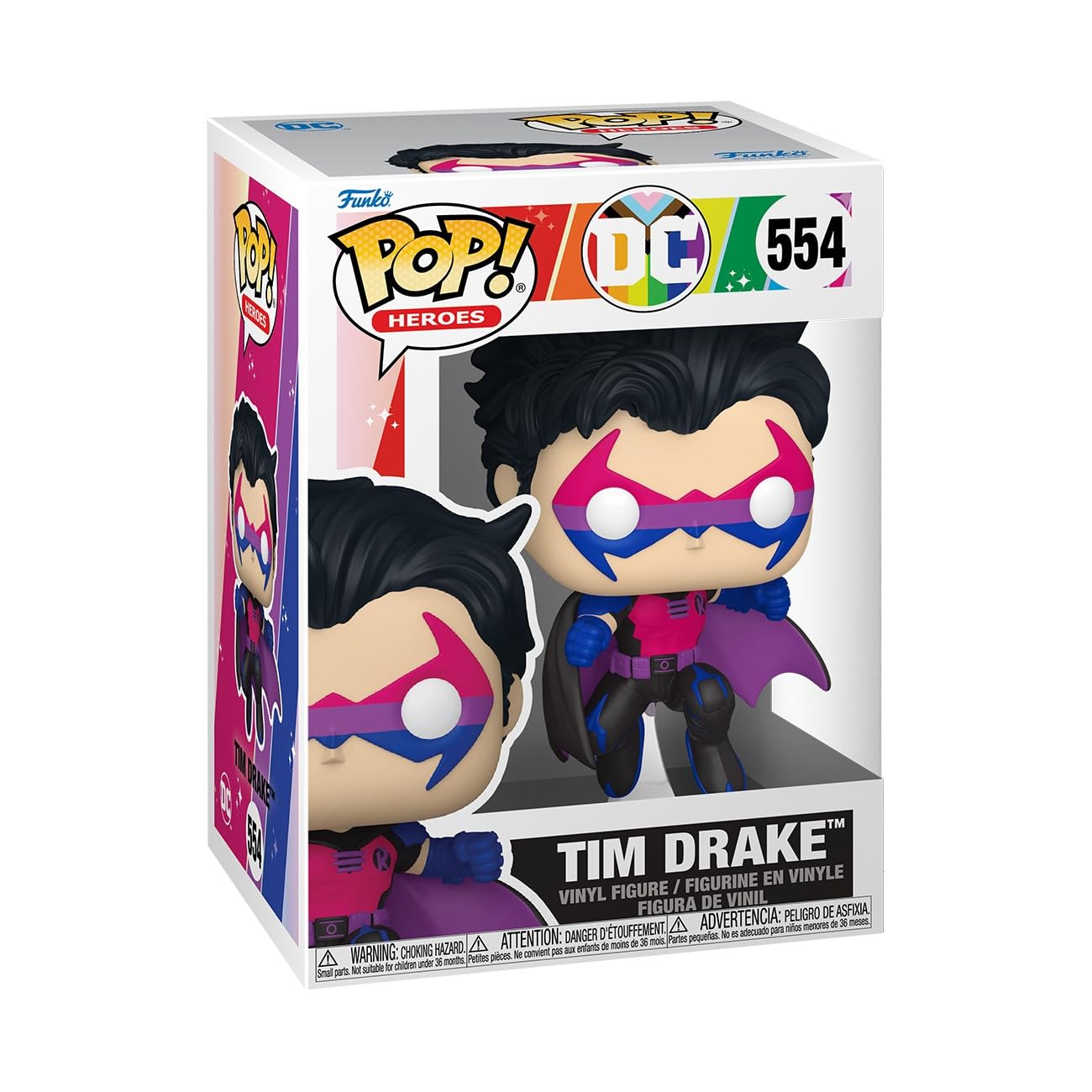 Funko POP! Heroes: Pride - Robin - Tim Drake - DC Comics - Collectable Vinyl Figure - Gift Idea - Official Merchandise - Toys for Kids & Adults - Comic Books Fans - Model Figure for Collectors