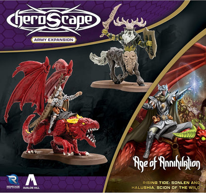 Renegade Game Studios | Heroscape: Rising Tide – Sonlen & Halushia, Scion of the Wild Army Expansion