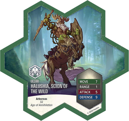 Renegade Game Studios | Heroscape: Rising Tide – Sonlen & Halushia, Scion of the Wild Army Expansion
