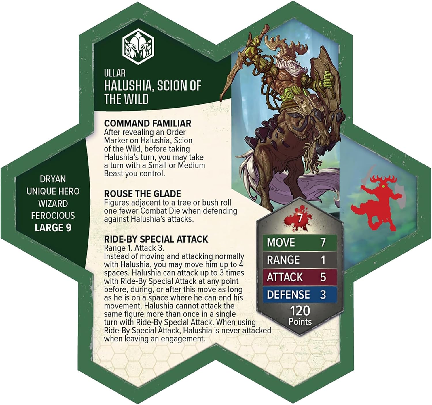 Renegade Game Studios | Heroscape: Rising Tide – Sonlen & Halushia, Scion of the Wild Army Expansion