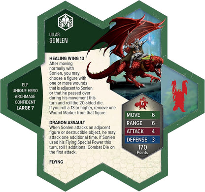 Renegade Game Studios | Heroscape: Rising Tide – Sonlen & Halushia, Scion of the Wild Army Expansion