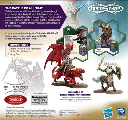 Renegade Game Studios | Heroscape: Rising Tide – Sonlen & Halushia, Scion of the Wild Army Expansion