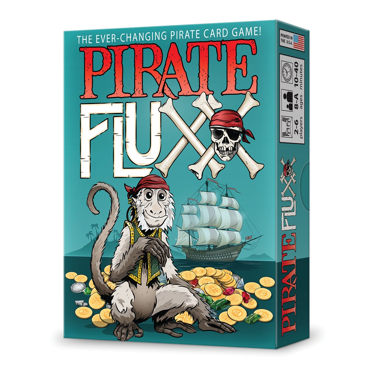 Looney Labs Pirate Fluxx Card Game - Ever-Changing Pirate-Themed Fun