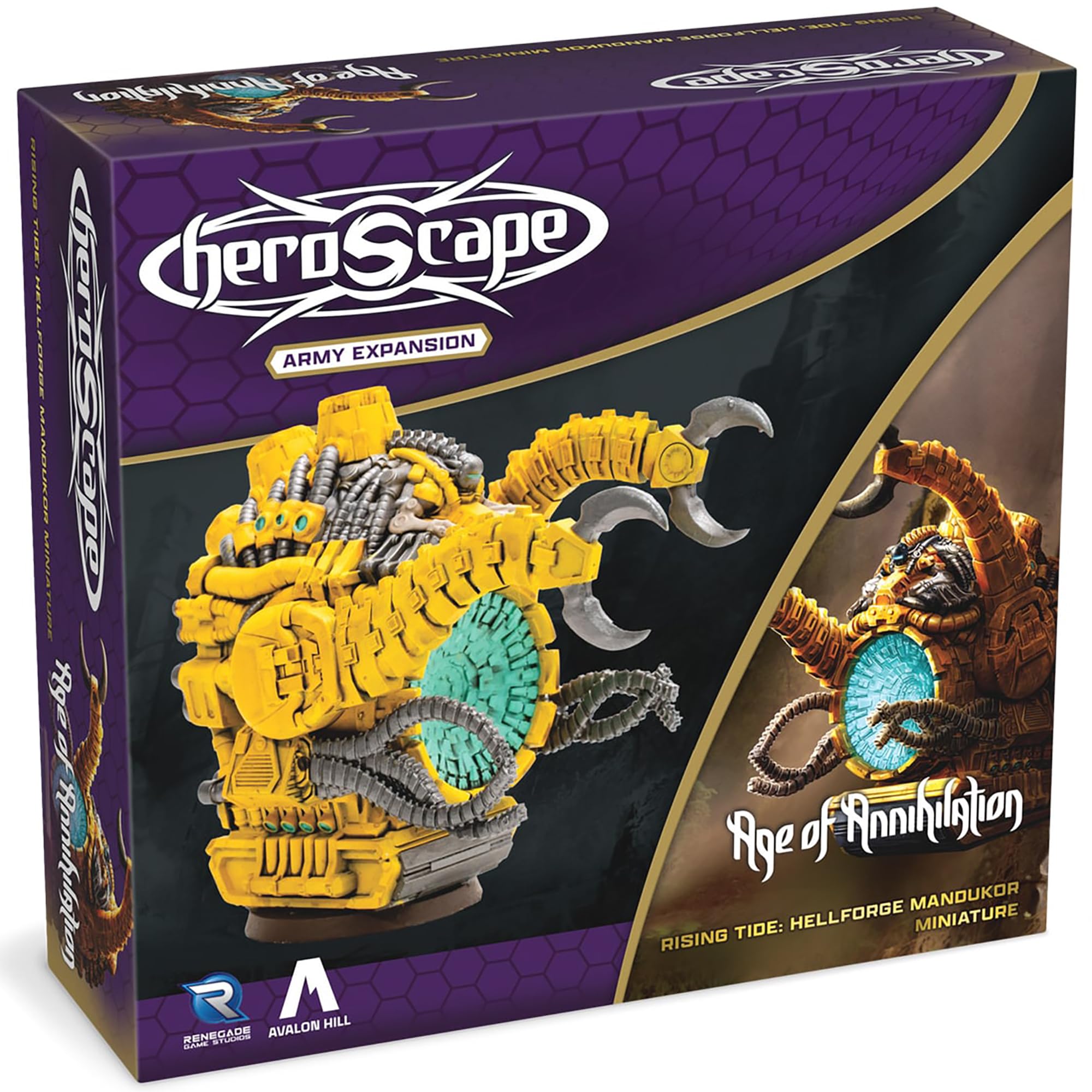 Renegade Game Studios | Heroscape: Rising Tide – Hellforge Mandukor Army Expansion