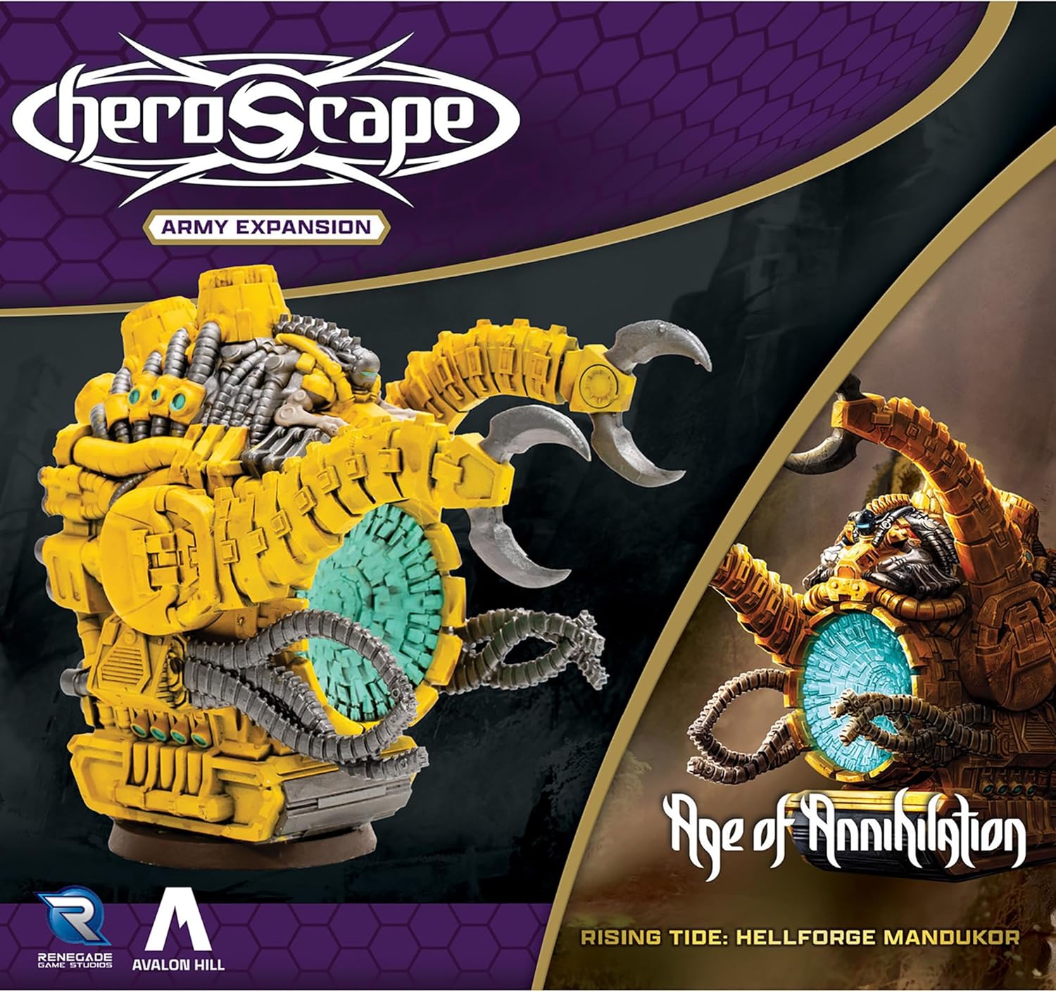 Renegade Game Studios | Heroscape: Rising Tide – Hellforge Mandukor Army Expansion