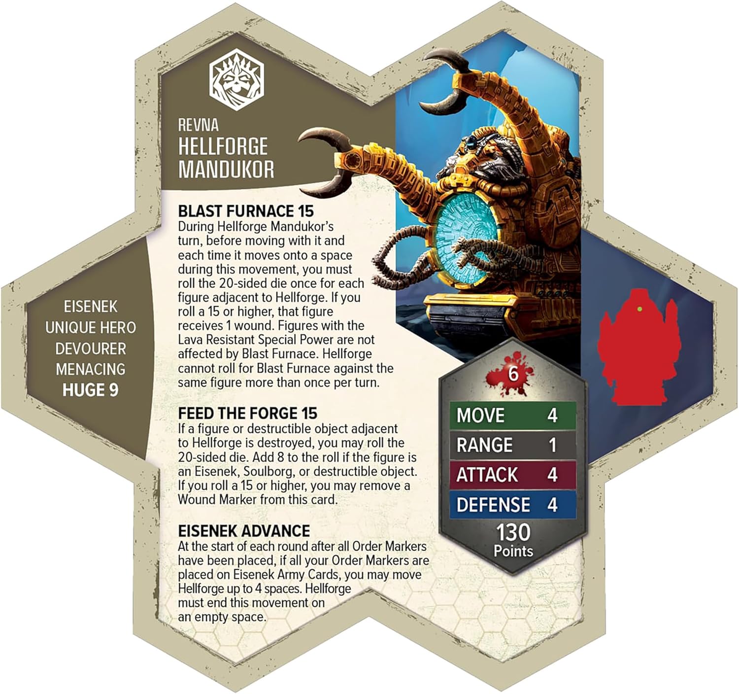 Renegade Game Studios | Heroscape: Rising Tide – Hellforge Mandukor Army Expansion