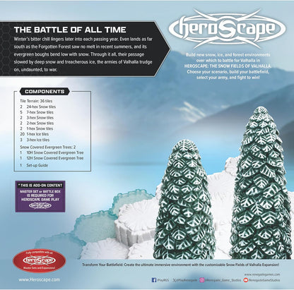 Renegade Game Studios | Heroscape: The Snow Fields of Valhalla Terrain Expansion