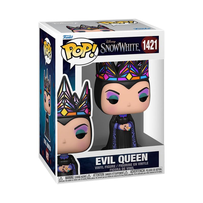 Funko POP! Disney: Snow White Live Action - Evil Queen - (BL/BK) - Collectable Vinyl Figure - Official Merchandise - Toys for Kids & Adults - Movies Fans - Model Figure for Collectors