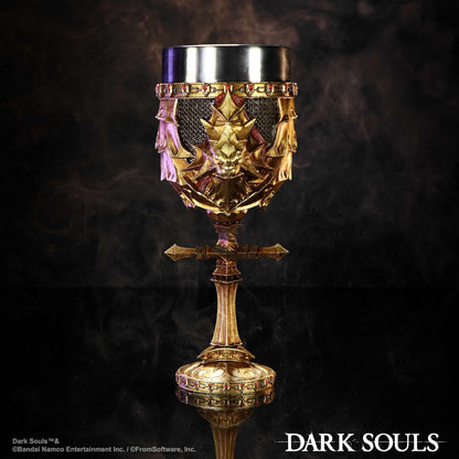 Nemesis Now Dark Souls Ornstein Goblet 15.5cm, Resin, Gold, Officially Licensed Dark Souls Merch, Dark Souls Trilogy Wine Cup, Stainless Steel Insert, Cast in The Finest Resin, Expertly Hand-Painted