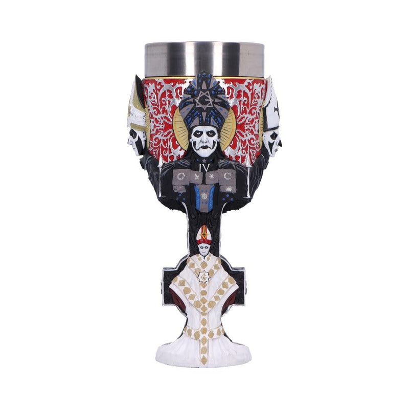 Nemesis Now Ghost Papa Evolution Goblet, Collectible Heavy Metal Drinkware, Gothic Decor, Officially Licensed Ghost Merchandise