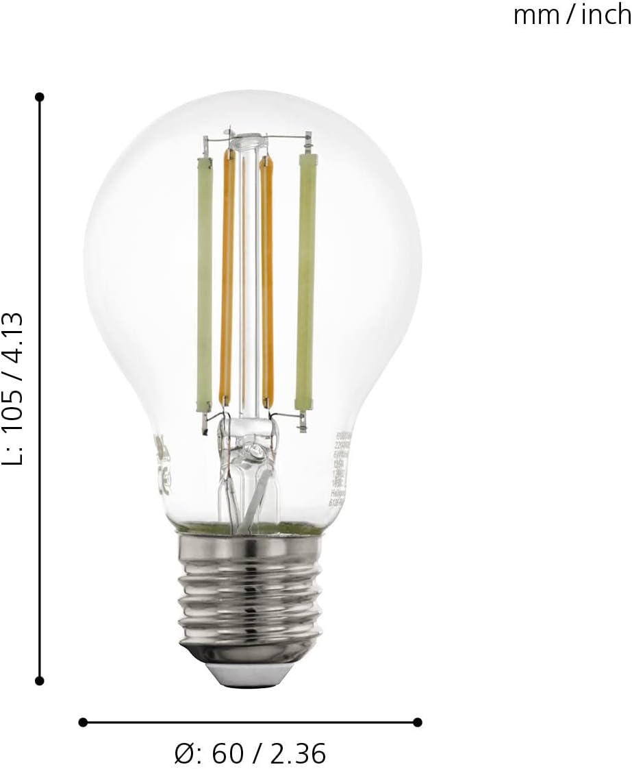 Eglo - E27 A60, Clear - Tw - Zigbee, Bluetooth