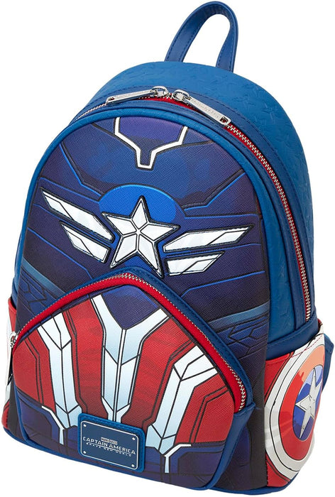 Loungefly Marvel Captain America Brave New World Cosplay Mini Backpack