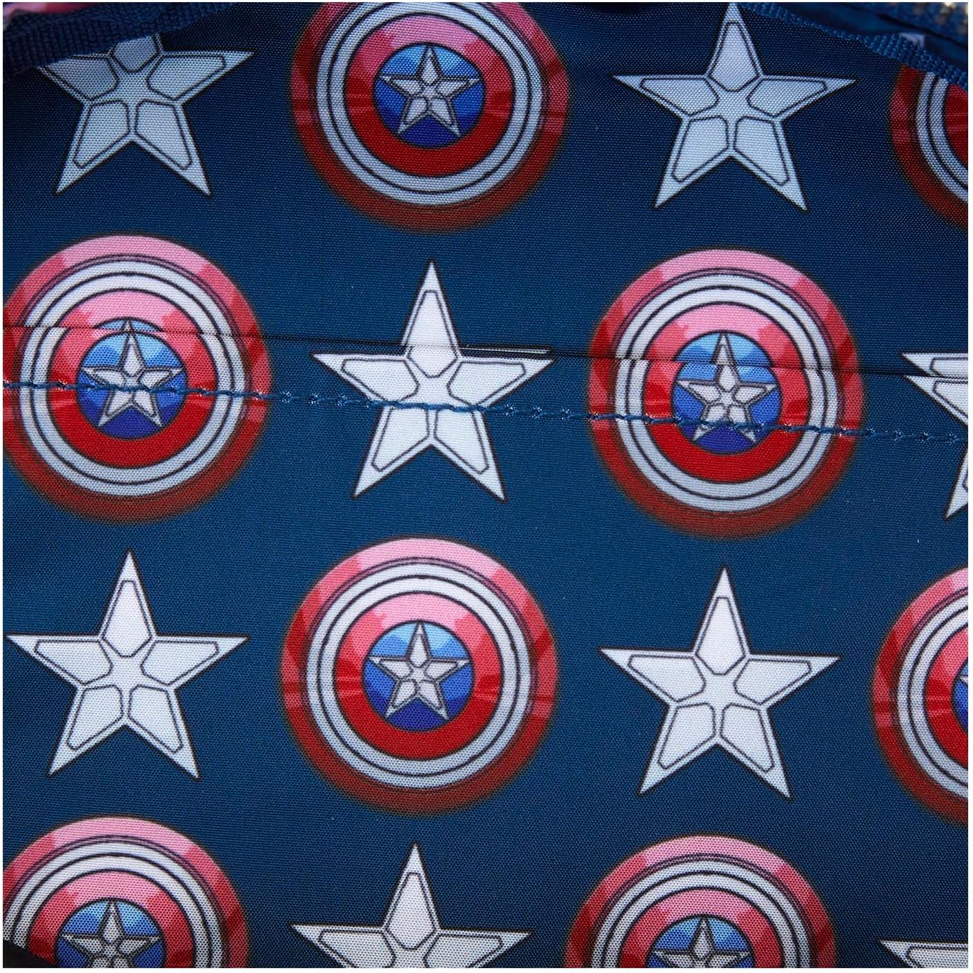 Loungefly Marvel Captain America Brave New World Wings Crossbody Bag
