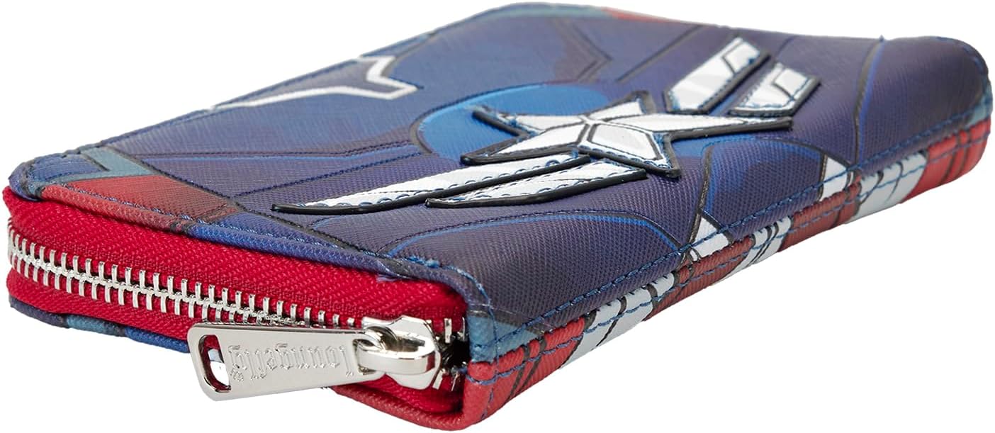 Loungefly Marvel Captain America Brave New World Zip Around Wallet