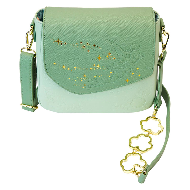 Loungefly Disney Tinker Bell 4-Leaf Clover Crossbody Bag