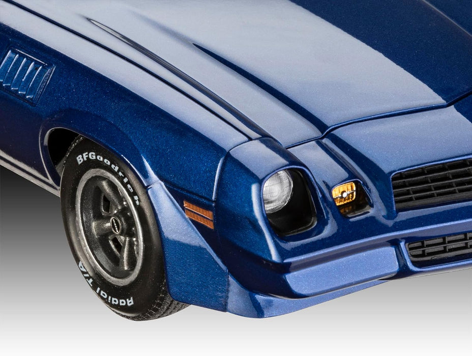 Revell Model Set 67728 Chevy Camaro Z/28: Stranger Things 1:25 Scale Unbuilt/Unpainted Plastic Model Kit with Accessories