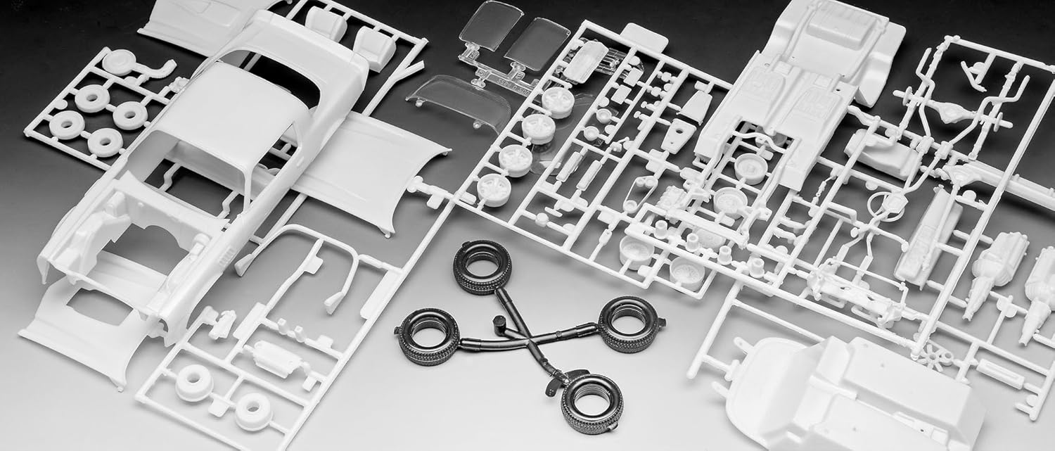 Revell Model Set 67728 Chevy Camaro Z/28: Stranger Things 1:25 Scale Unbuilt/Unpainted Plastic Model Kit with Accessories