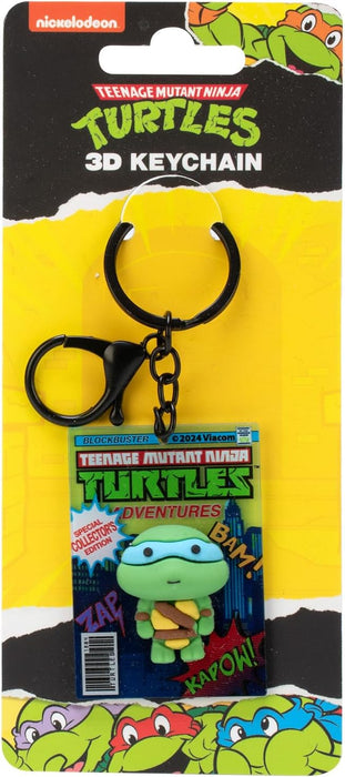 Ninja Turtles ThumbsUP TMNT Keyring 3D Keyring Figure Official Merch Gift Idea For Turtles Fans, multicoloured, standard size