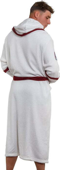 Merchoid NASA: Astronaut Hooded Adult Dressing Gown Bathrobe, Fleece, Super Soft, Officially Licenced