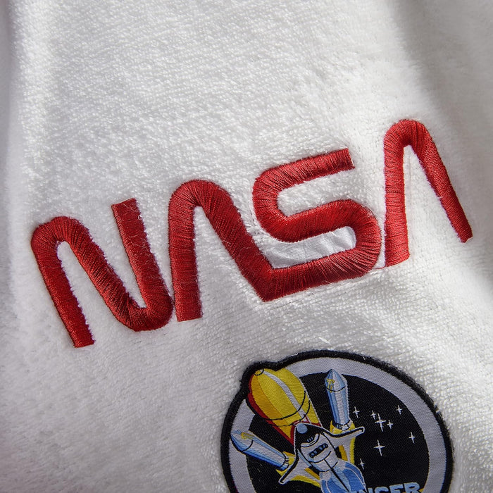Merchoid NASA: Astronaut Hooded Adult Dressing Gown Bathrobe, Fleece, Super Soft, Officially Licenced