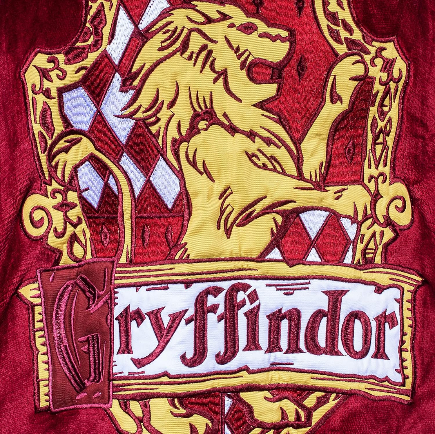 Harry Potter: Gryffindor Oversized Blanket Hoodie – Comfortable, soft, warm, plush hooded wearable blanket for men and women with Sherpa fleece lining and pockets