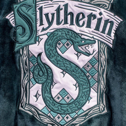 Harry Potter: Slytherin Oversized Blanket Hoodie – Comfortable, soft, warm, plush hooded wearable blanket for men and women with Sherpa fleece lining and pockets