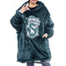 Harry Potter: Slytherin Oversized Blanket Hoodie – Comfortable, soft, warm, plush hooded wearable blanket for men and women with Sherpa fleece lining and pockets