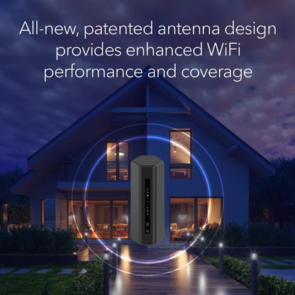 NETGEAR Nighthawk Dual-Band WiFi 7 Router (RS200) – Características de Seguridad, BE6500 Velocidad Inalámbrica (hasta 6,5Gbps) - Cubre hasta 185 m2, 80 Dispositivos – Puerto de Internet de 2,5 Gig