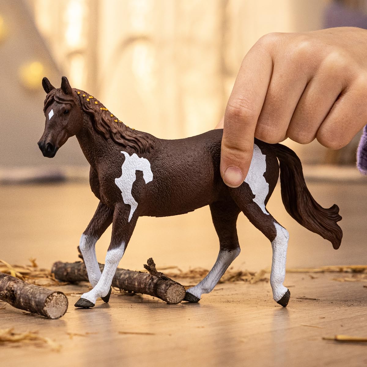 schleich 14901 Paint Horse Mare, from 5 years HORSE CLUB - Figurine, 4 x 15 x 11 cm