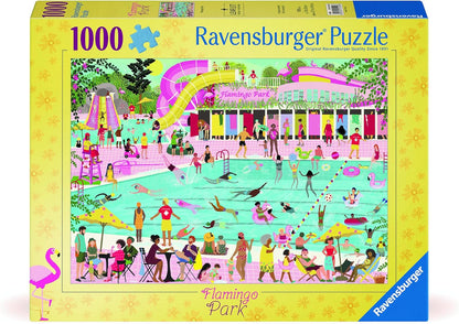 Ravensburger Flamingo Park 1000 Piece Jigsaw Puzzle for Adults and Kids Age 12 Years Up