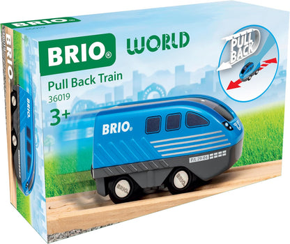 BRIO World – 36019 Train with Pull-Out Motor | Toy Train for Children from 3 Years