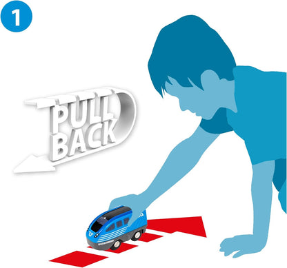 BRIO World – 36019 Train with Pull-Out Motor | Toy Train for Children from 3 Years