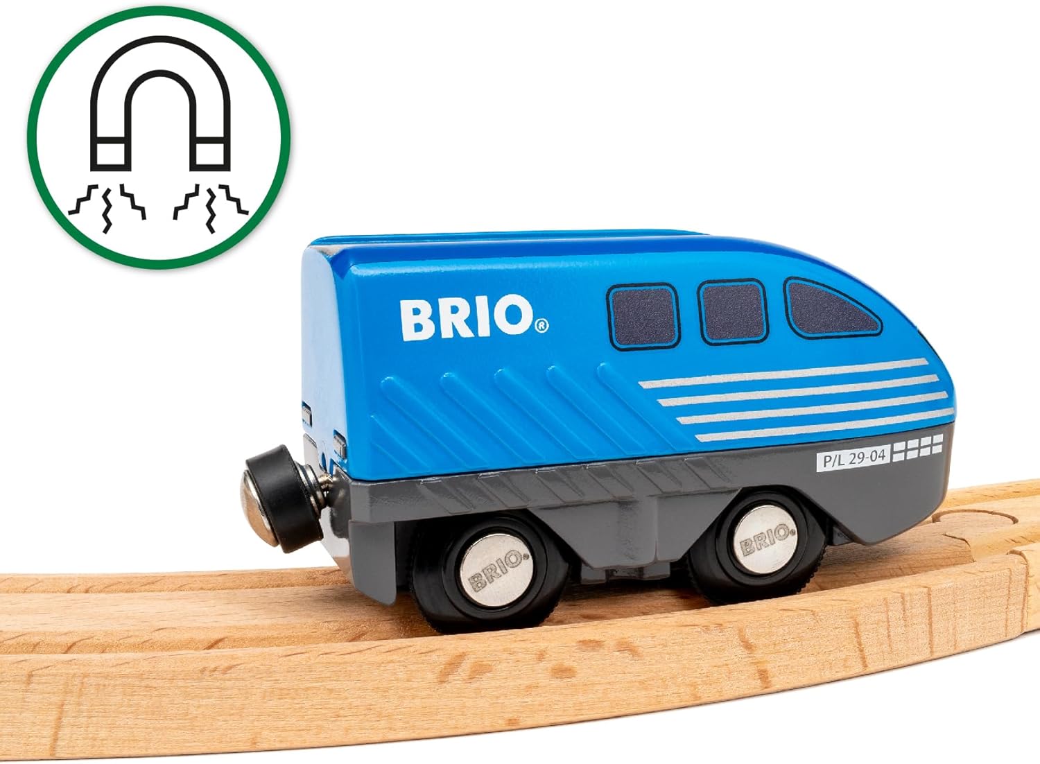 BRIO World – 36019 Train with Pull-Out Motor | Toy Train for Children from 3 Years