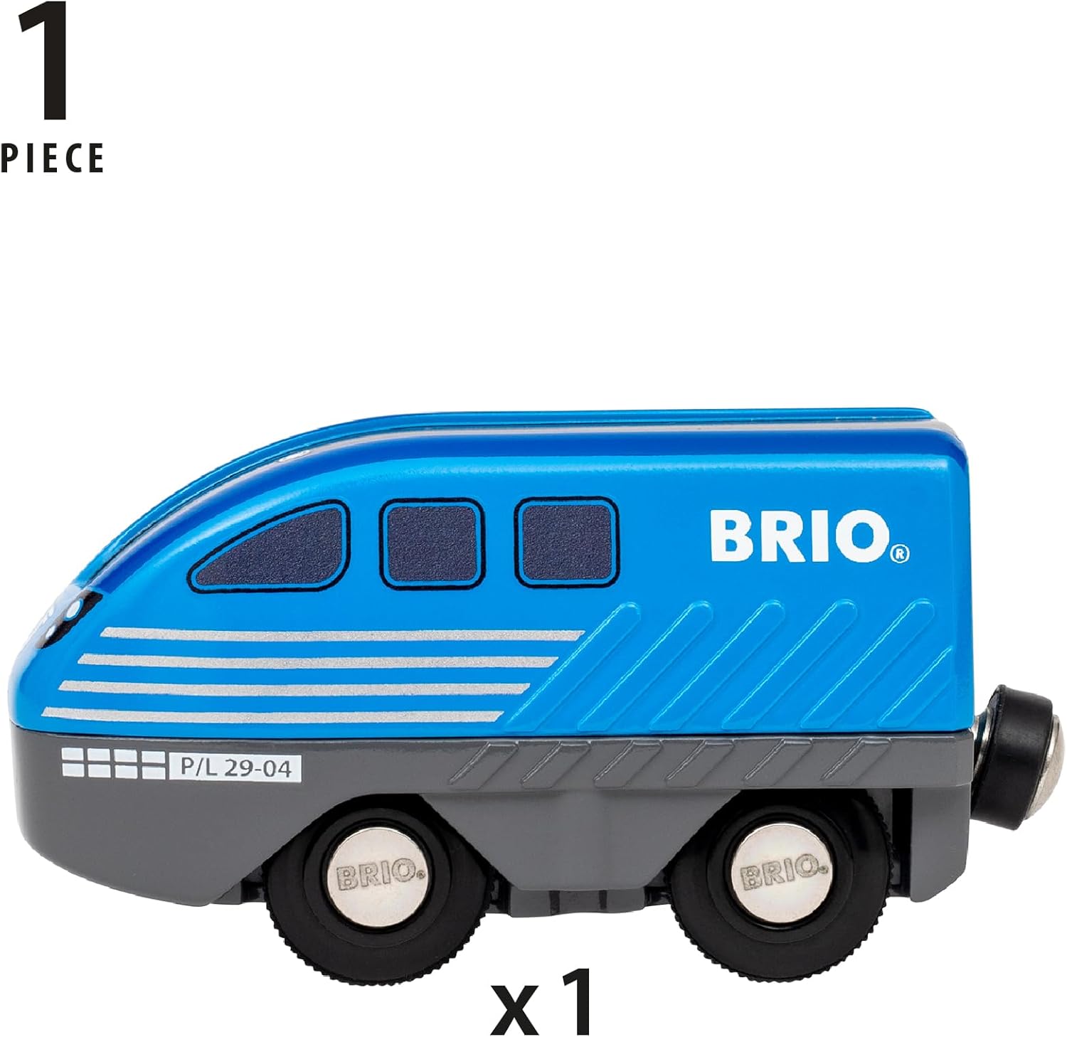 BRIO World – 36019 Train with Pull-Out Motor | Toy Train for Children from 3 Years