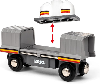 BRIO World 36089 - Santa Fe Train - Wooden Railway Accessories - Railway Toy Train for Kids 3+