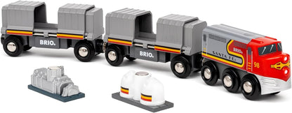 BRIO World 36089 - Santa Fe Train - Wooden Railway Accessories - Railway Toy Train for Kids 3+