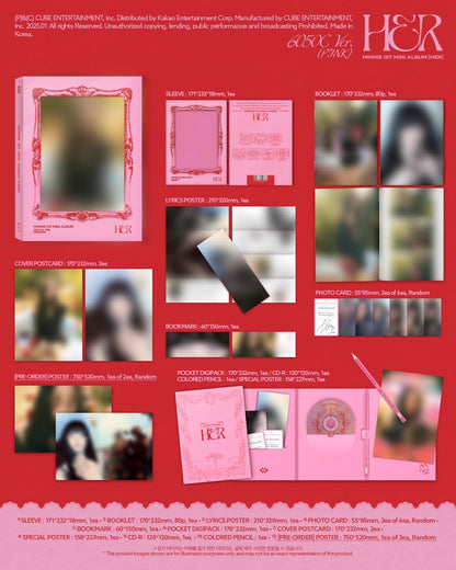 Her - incl. 80pg Booklet, 2 Cover Postcards, Lyrics Poster, Bookmark, 2 Photocards, Poster + Pencil