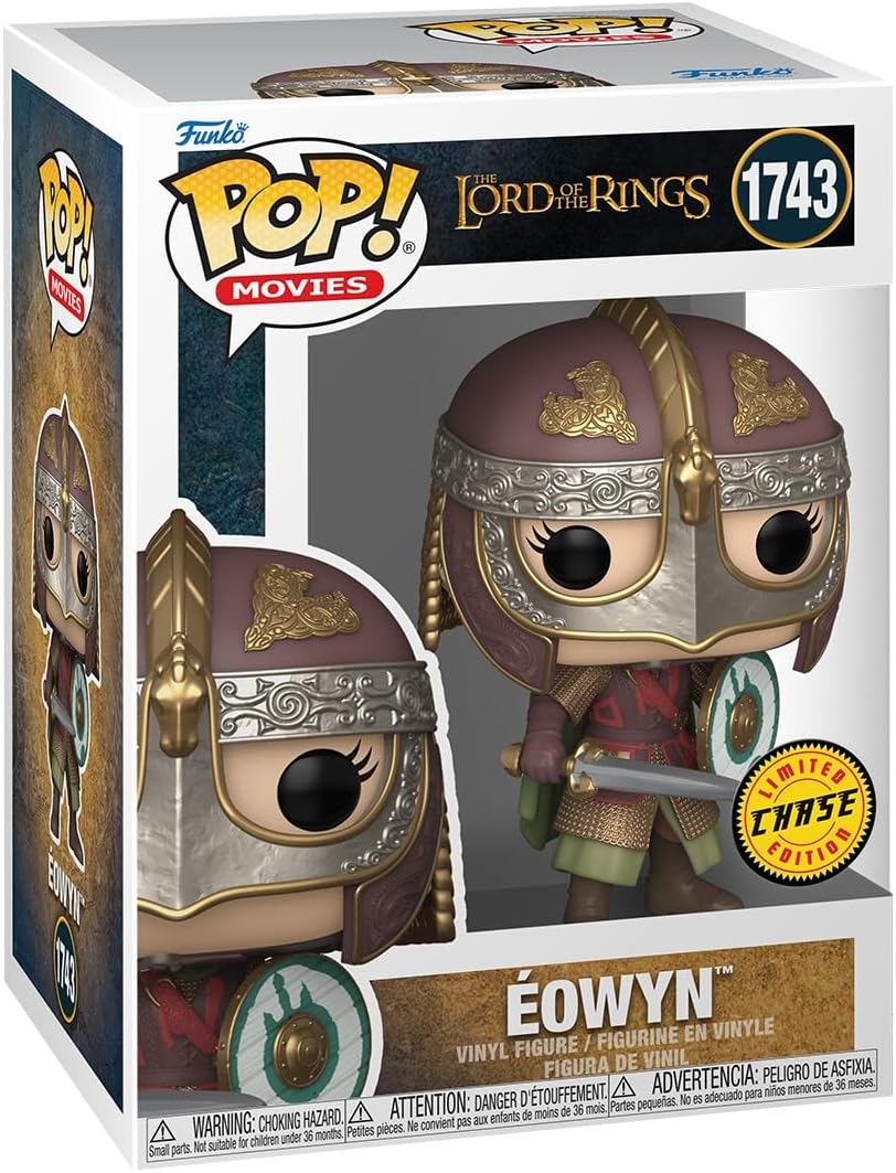 Funko POP! Movies: Lord Of the Rings S8 - Battle Eowyn - 1/6 Odds for Rare Chase Variant - Collectable Vinyl Figure - Gift Idea - Official Merchandise - Toys for Kids & Adults - Movies Fans