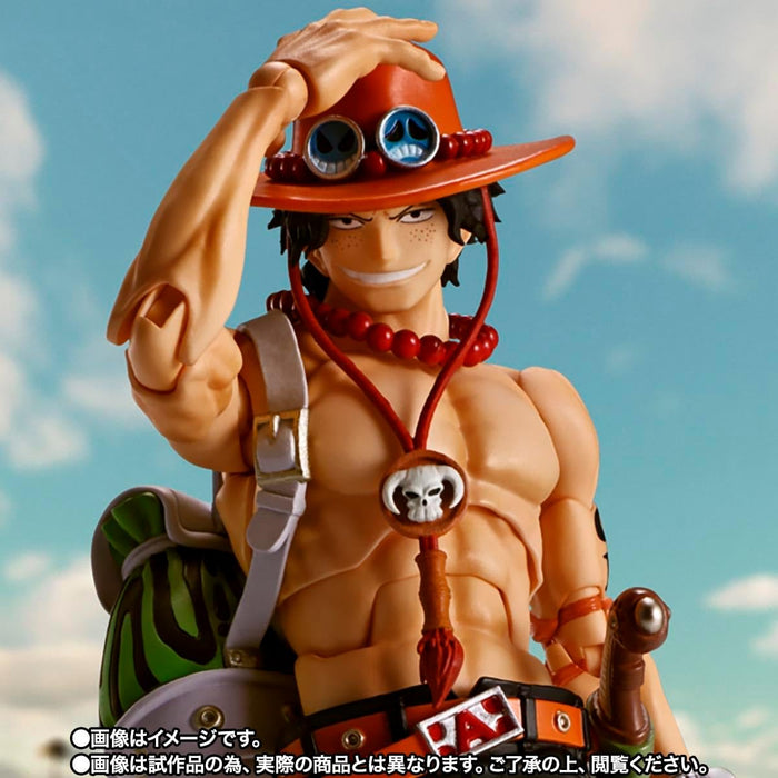 TAMASHII NATIONS - One Piece - Portgas D. Ace -Fire Fist-, Bandai Spirits S.H.Figuarts Action Figure