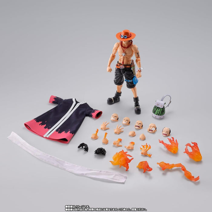 TAMASHII NATIONS - One Piece - Portgas D. Ace -Fire Fist-, Bandai Spirits S.H.Figuarts Action Figure